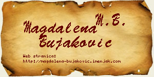 Magdalena Bujaković vizit kartica